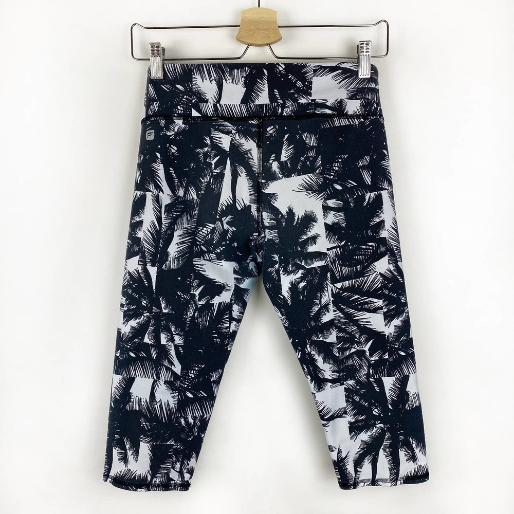 Fabletics Salar Crop Workout Palm Tree Leggings - image 1